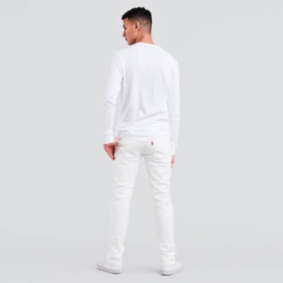 LEVI’S 511 SLIM FIT STRETCH JEANS WHITE 32 L - Picture 3 of 6
